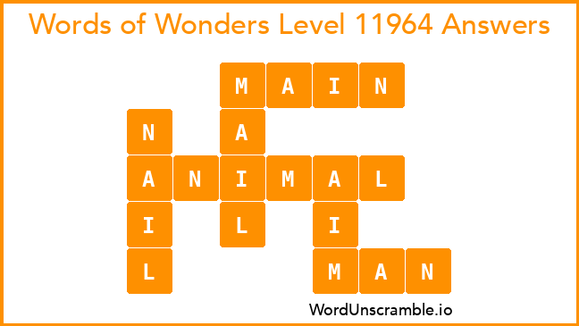 Words of Wonders Level 11964 Answers