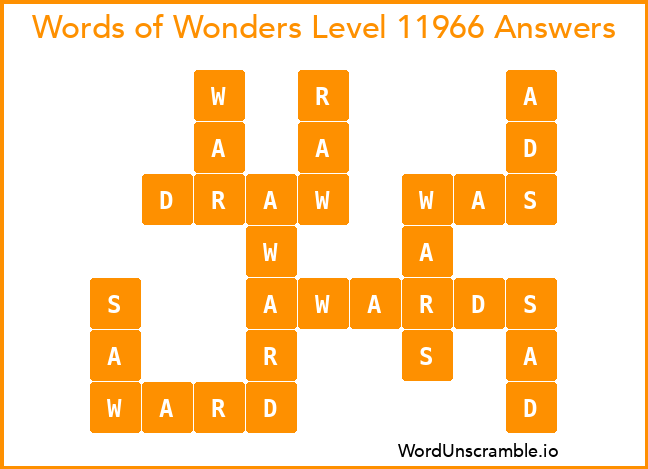Words of Wonders Level 11966 Answers