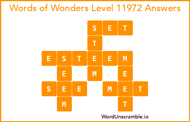 Words of Wonders Level 11972 Answers
