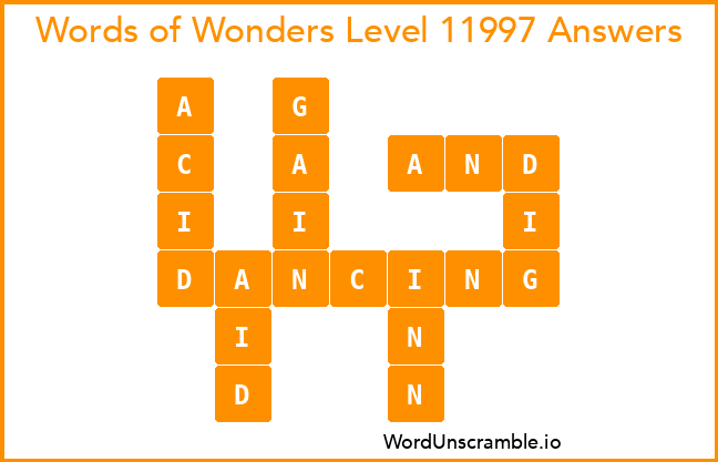 Words of Wonders Level 11997 Answers
