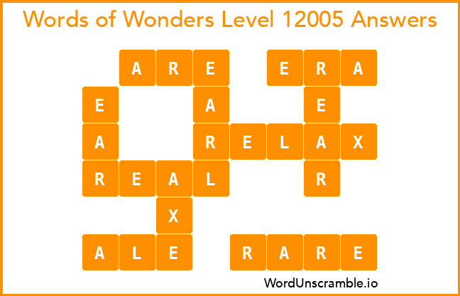 Words of Wonders Level 12005 Answers