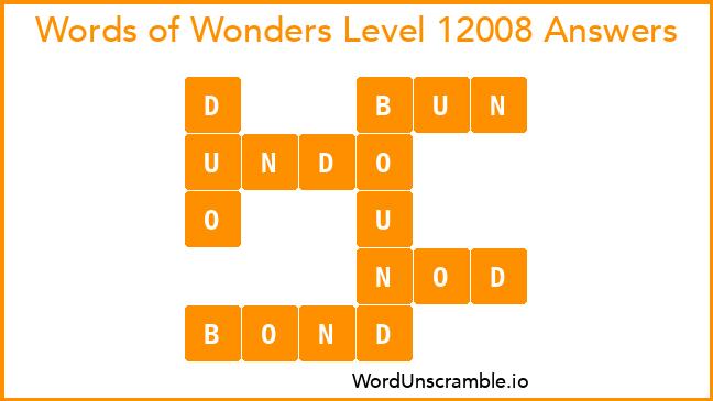Words of Wonders Level 12008 Answers