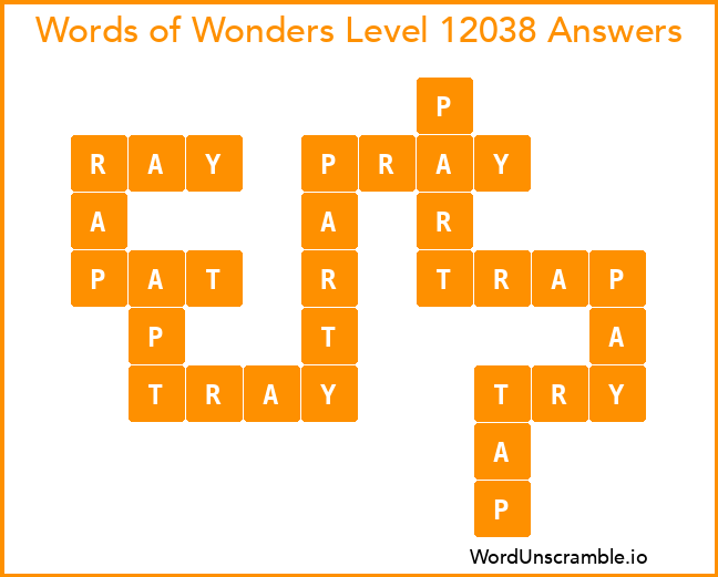 Words of Wonders Level 12038 Answers