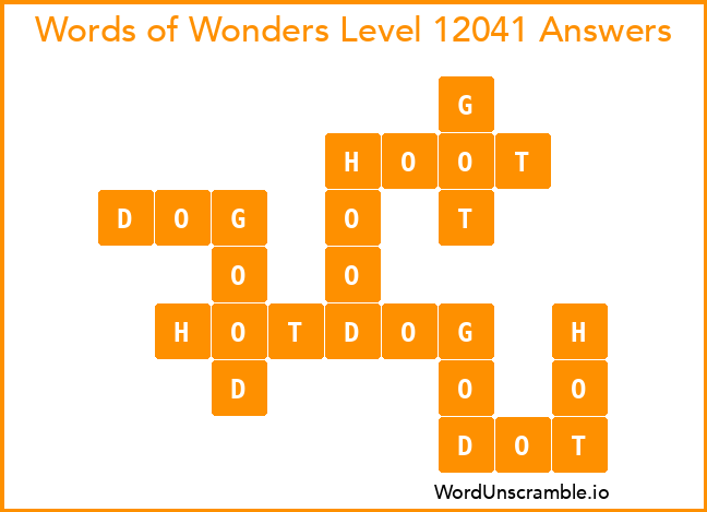 Words of Wonders Level 12041 Answers