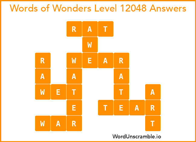 Words of Wonders Level 12048 Answers