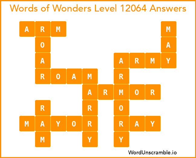 Words of Wonders Level 12064 Answers