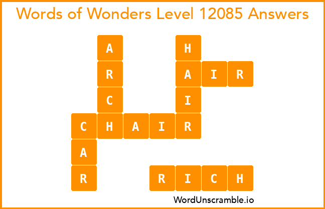 Words of Wonders Level 12085 Answers