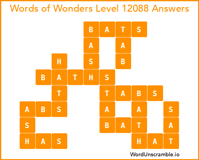 Words of Wonders Level 12088 Answers