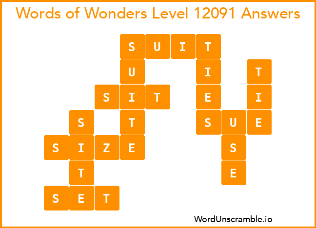 Words of Wonders Level 12091 Answers