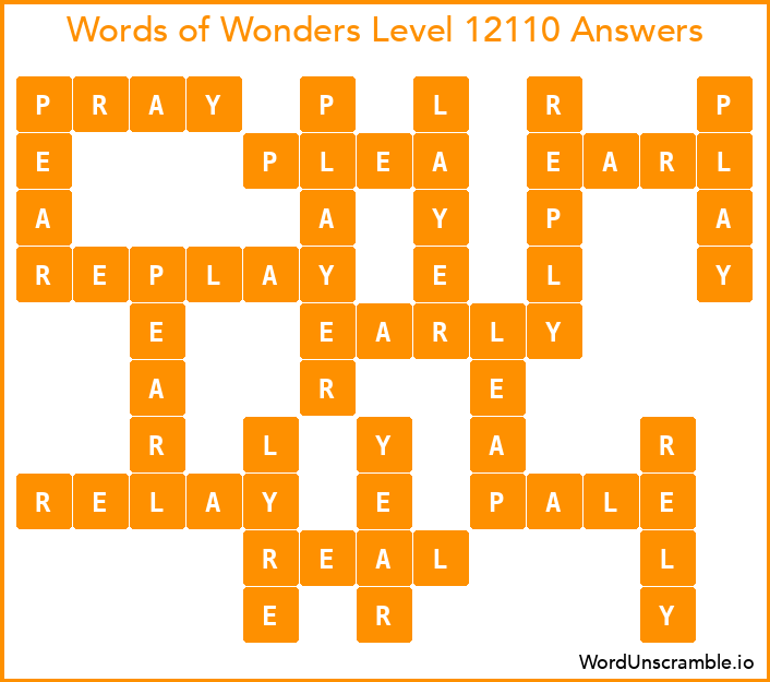 Words of Wonders Level 12110 Answers