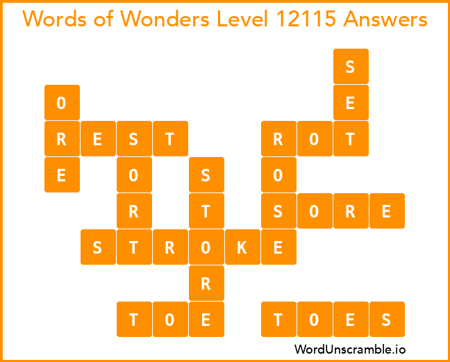Words of Wonders Level 12115 Answers