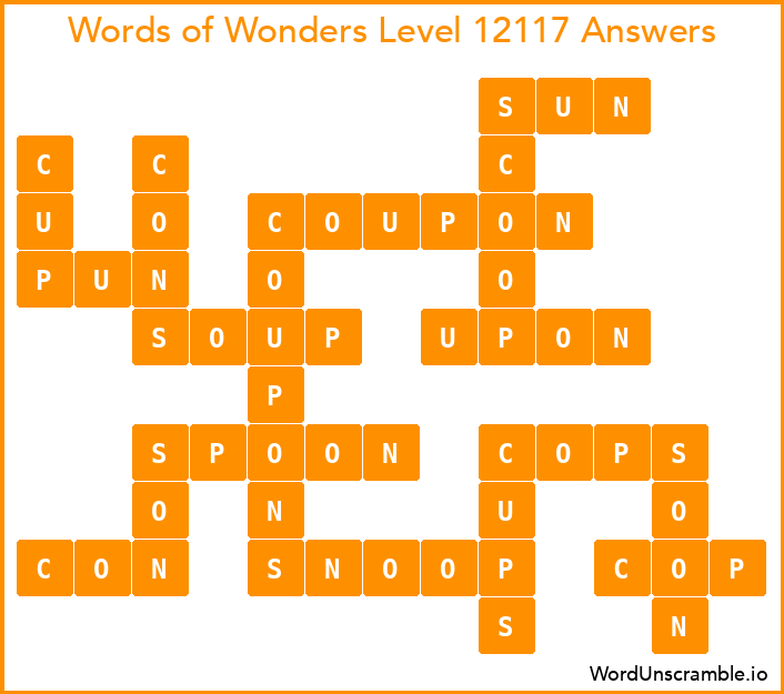 Words of Wonders Level 12117 Answers