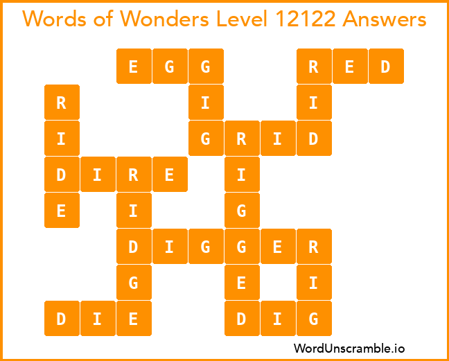 Words of Wonders Level 12122 Answers