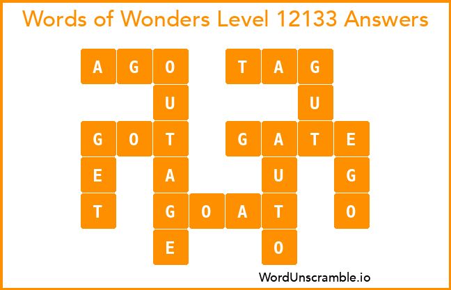Words of Wonders Level 12133 Answers