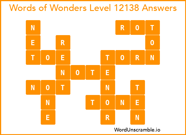 Words of Wonders Level 12138 Answers