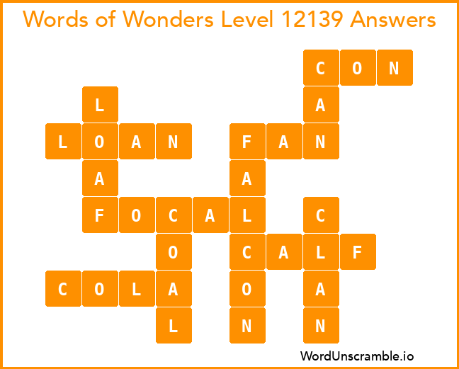 Words of Wonders Level 12139 Answers