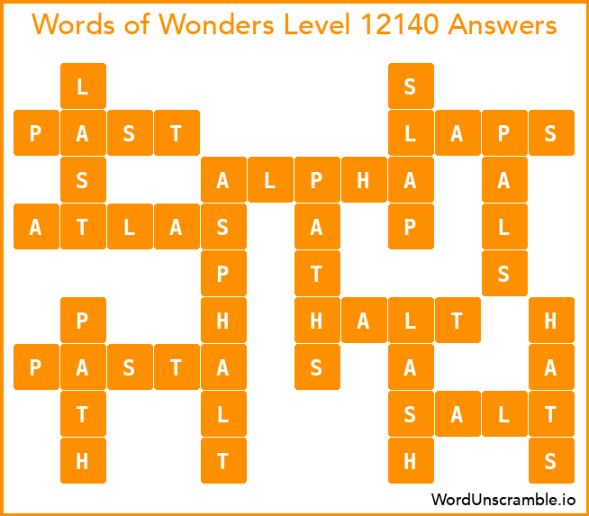 Words of Wonders Level 12140 Answers