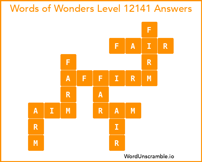 Words of Wonders Level 12141 Answers
