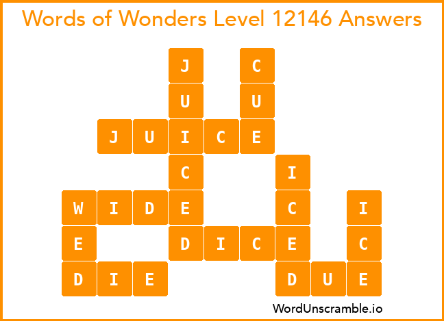 Words of Wonders Level 12146 Answers