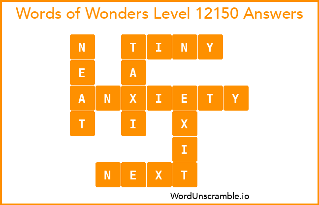 Words of Wonders Level 12150 Answers