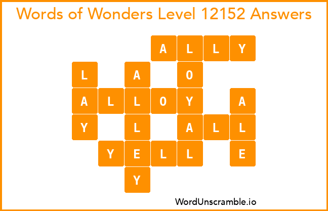 Words of Wonders Level 12152 Answers