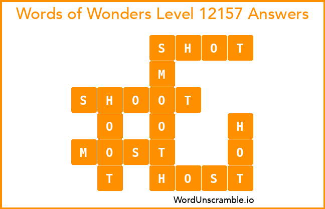 Words of Wonders Level 12157 Answers