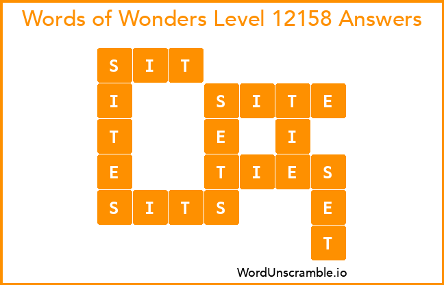 Words of Wonders Level 12158 Answers
