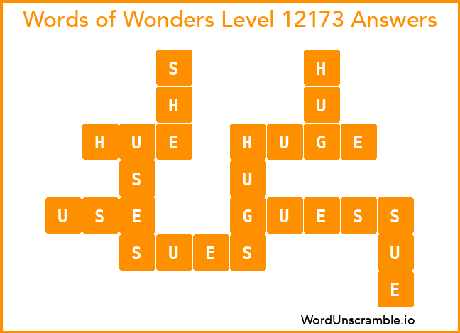 Words of Wonders Level 12173 Answers