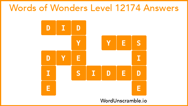 Words of Wonders Level 12174 Answers