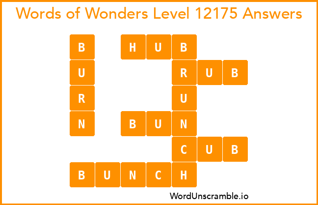 Words of Wonders Level 12175 Answers