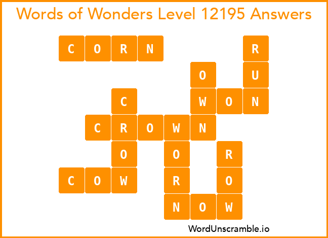 Words of Wonders Level 12195 Answers