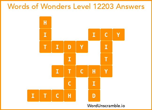 Words of Wonders Level 12203 Answers