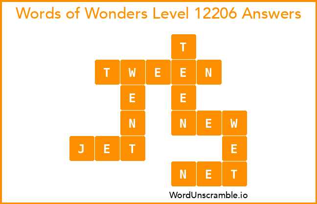 Words of Wonders Level 12206 Answers