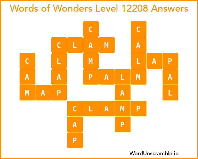 Words of Wonders Level 12208 Answers