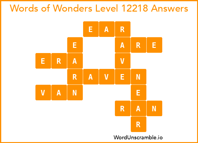 Words of Wonders Level 12218 Answers