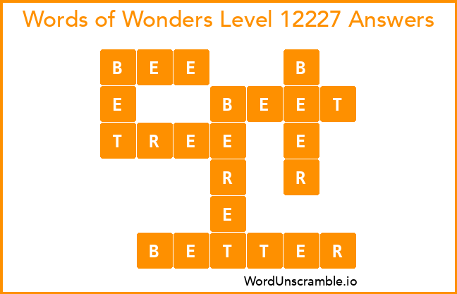 Words of Wonders Level 12227 Answers