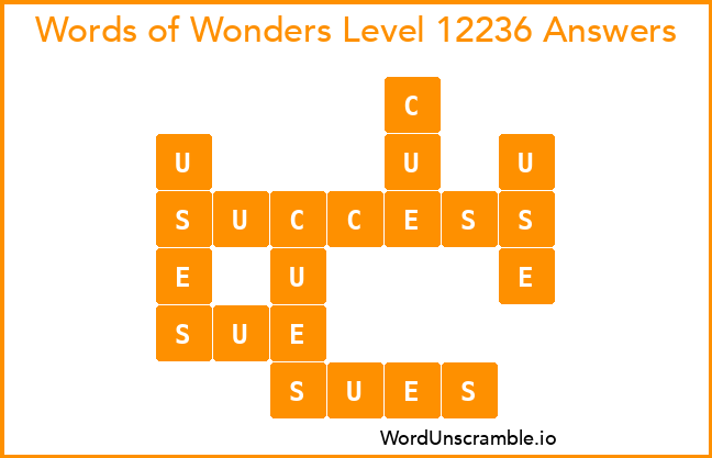 Words of Wonders Level 12236 Answers