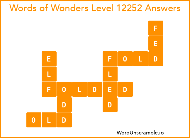 Words of Wonders Level 12252 Answers
