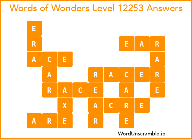 Words of Wonders Level 12253 Answers