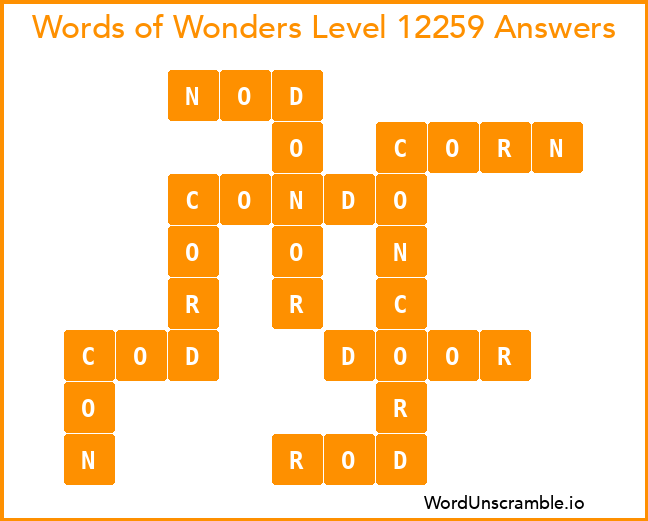 Words of Wonders Level 12259 Answers