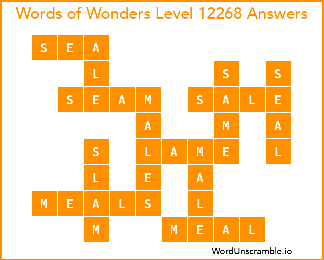 Words of Wonders Level 12268 Answers