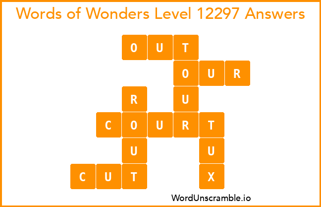 Words of Wonders Level 12297 Answers