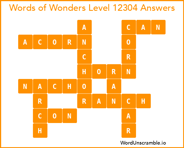 Words of Wonders Level 12304 Answers
