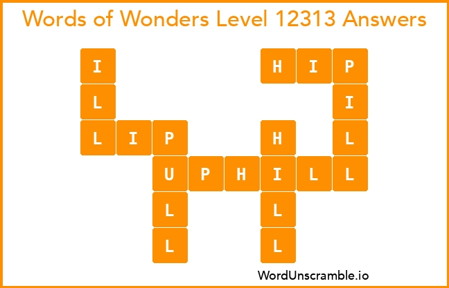 Words of Wonders Level 12313 Answers