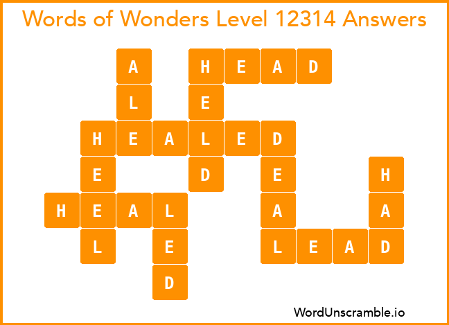 Words of Wonders Level 12314 Answers