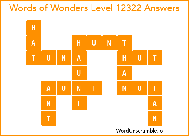 Words of Wonders Level 12322 Answers