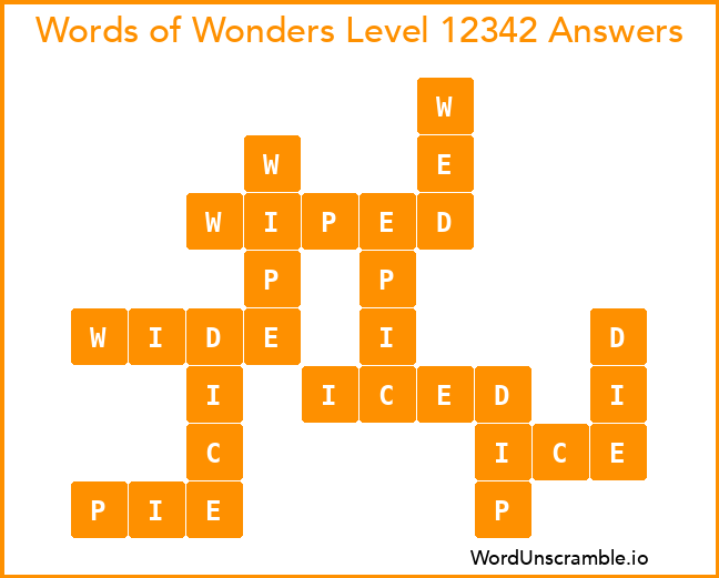 Words of Wonders Level 12342 Answers
