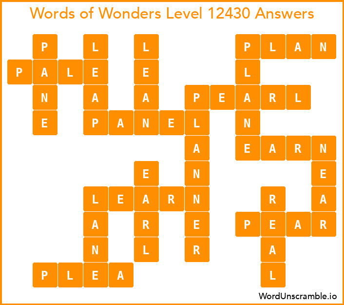 Words of Wonders Level 12430 Answers