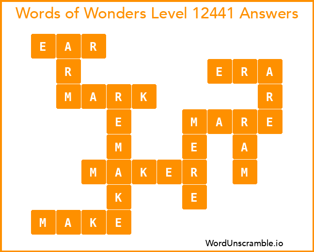 Words of Wonders Level 12441 Answers