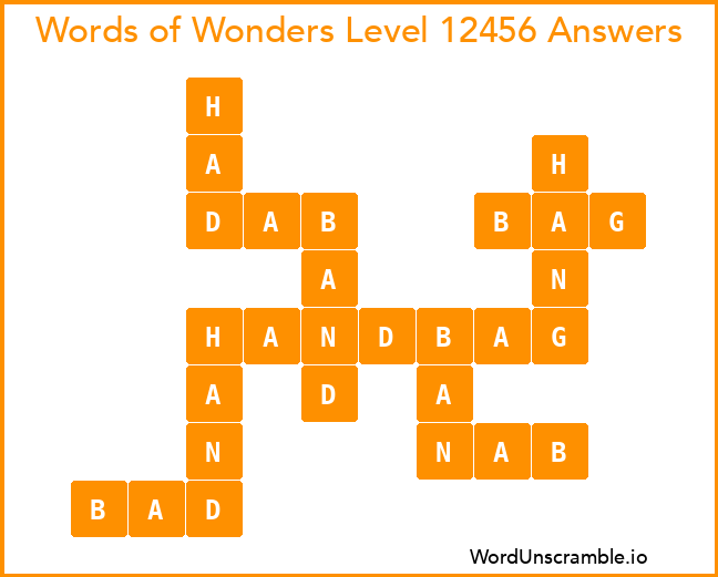 Words of Wonders Level 12456 Answers